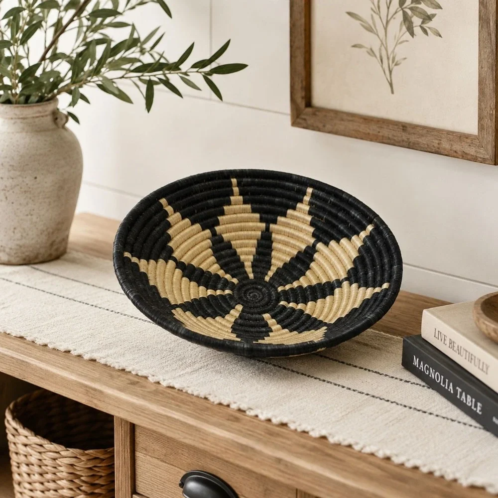 Handwoven Coiled Basket 11